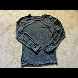 Women’s Gray Ivory Ella Top